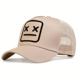 1piece Unisex XX Embroidery Baseball Net Caps Hip Hop Cap Spring and Summer Outdoor Adjustable Casual Hats Sunscreen Hat