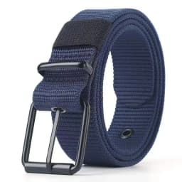 Men's Belt Porous Canvas Pin Buckle Leather Belt Outdoor Sports Belt Women's Trendy Eyelet Belt With Jeans Belt For Men Women
