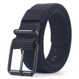 Men's Belt Porous Canvas Pin Buckle Leather Belt Outdoor Sports Belt Women's Trendy Eyelet Belt With Jeans Belt For Men Women