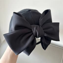 Lovely Big BowKnot Baseball Cap Versatile Girl's Streetwear Bowknot Hat Adjustable Cotton Snapback Casual Sun Hat Visors Hat