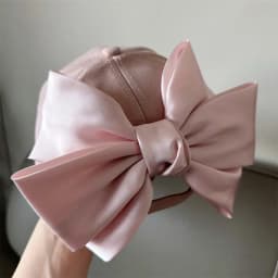 Lovely Big BowKnot Baseball Cap Versatile Girl's Streetwear Bowknot Hat Adjustable Cotton Snapback Casual Sun Hat Visors Hat