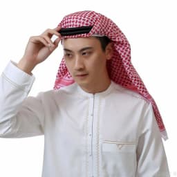 1Pcs Islamic Clothing Headwear Rope Desert Accessories Man Saudi Arabic Dubai Headrope Muslim Black Egal Shemagh Shawl