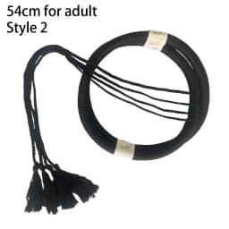 1Pcs Islamic Clothing Headwear Rope Desert Accessories Man Saudi Arabic Dubai Headrope Muslim Black Egal Shemagh Shawl