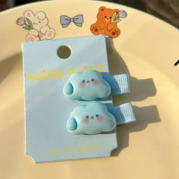 Sweet Cloud Butterfly Bow Hair Clips for Women Girls, Cute Heart Shaped Bear Hair Pins, Cute Girly Hair Accessories