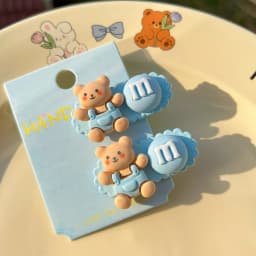 Sweet Cloud Butterfly Bow Hair Clips for Women Girls, Cute Heart Shaped Bear Hair Pins, Cute Girly Hair Accessories