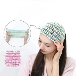 Washing Face Elastic Headband Stylish Elastic Headband with Hollow Design Non-slip Wide Hair Accessories for Women Twist Knitted