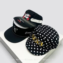 Color Block Embroidered Letters Rose Baseball Hats Sunshade Street Versatile New Men Women Polka Dot Fashion Peaked Caps Niche