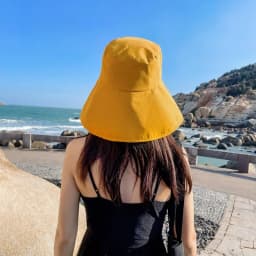 Wide Brim Full Face Cover Bucket Hat for Women Summer Beach Sun Hat with UV Protection Visor Flap Fisherman Cap Outdoor Sports