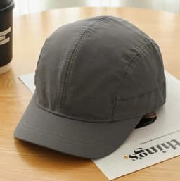 2026 Short-Brimmed Solid Color Baseball Cap Lightweight Quick-Dry Polyester Adjustable Buckle Closure Sun Protection Breathable