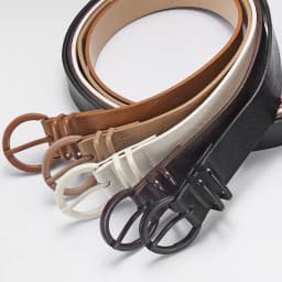 1spc Korean Version Women's Belt PU Spray Paint Needle Buckle Belt Fashionable Personality Versatile Jeans Belt
