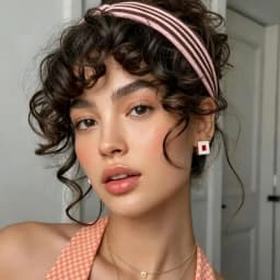 Fashion Striped Elastic Hair Band Sweat-absorbing Soft Wide Hairband Hair Accessories Non-slip Sports Headband