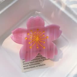 Flower Acetate Hair Claw Clips, Sunflower Cherry Blossom Lily Shark Clips
