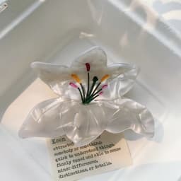Flower Acetate Hair Claw Clips, Sunflower Cherry Blossom Lily Shark Clips