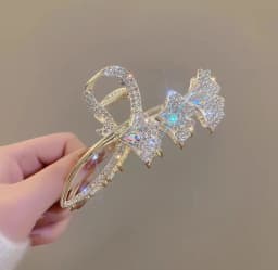 Floral Shark Hair Clip for Women Updo Bun Ponytail Holder Large Shark Clip for Hair DIY Accessory Hair Styling