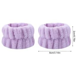 Purple Monster Plush Headband For Women Face Washing Hair Accessories Soft Hairband For Makeup Skin Care