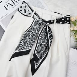 135cm Long Waist Belts New Retro Style Double-sided Printed Hairband Women Summer Thin Narrow Long Belt Neckerchief Decoration