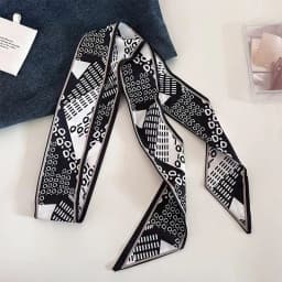 135cm Long Waist Belts New Retro Style Double-sided Printed Hairband Women Summer Thin Narrow Long Belt Neckerchief Decoration