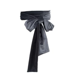 9x250cm Vintage Long Velvet Ribbon Waist Belt Ladies Bowknot Self Tie Wide Cummerbunds Women Black White Red Waistband