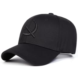 Unisex Hammer and Sickle Embroidery Baseball Caps Spring Autumn Outdoor Adjustable Casual Hats Sunscreen Hat Sports Cap