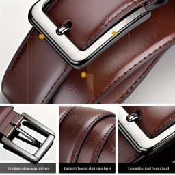 2pc Luxury Belt for Men PU Leather Belt Metal Pin Buckle High Quality Famous Brand Designer Waist Strap Belt for Jeans Plus Size