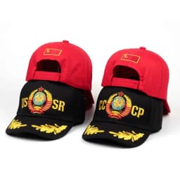 Russian National Emblem CCCP USSR Embroidered Baseball Cap Cotton Adjustable Baseball Hats Snapback Caps For Man Women Unisex