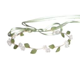 Fresh Flower Leaf Hairbands For Women Fashion Pearl Headband Bridal Wedding Hair Accessories Birthday Party Banquet Hair Hoop