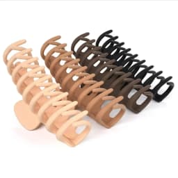 1/2/3/4/6 Pcs Large Geometric Hair Claws Women Cross Matte Hairpin Fashion French Elegant Hairgrips Clips Girl Accessories Set