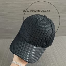 New Outdoor Casual Mesh Baseball Cap Simple Thin Breathable Summer Sun Hat for Women Men