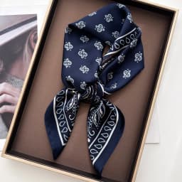 2026 New Paisley Print Silk Scarf for Women Square Hijab Soft Neck Tie Female Fashion Decoration Silk Headscarf 70*70cm Kerchief