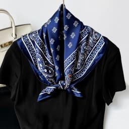 2026 New Paisley Print Silk Scarf for Women Square Hijab Soft Neck Tie Female Fashion Decoration Silk Headscarf 70*70cm Kerchief