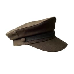 Spring Summer Breathable Linen Navy Style Cap British Wide Brim Peaked Cap Neutral Style Soft Hat for Small Head