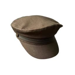 Spring Summer Breathable Linen Navy Style Cap British Wide Brim Peaked Cap Neutral Style Soft Hat for Small Head