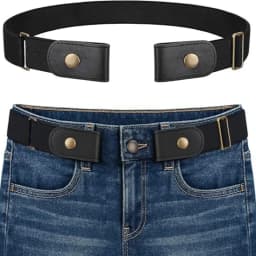 1/2pcs No Buckle Elastic Waist Belt, Invisible, Stretch Adjustable for Jeans & Dresses, Comfort Fit, Universal for Women & Men