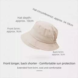 Casual Wide Brim Fisherman Hat Thin Sun-Proof Bucket Hat UV Protection Japanese Style Fishing Caps Camping