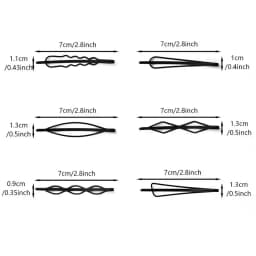 6pcs random Women's Hair Pin Set – Multifunction Bangs Clip, Durable Hairpins, Multi-Style, Updo Tool
