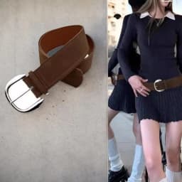 Women Luxury Design Suede Leather Wide Belt Casual Versatile Business Waist Strap Trendy Pin Buckle Waistband