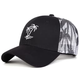 Unisex Coconut Tree Embroidery Baseball Net Caps Spring and Summer Outdoor Adjustable Casual Hats Sunscreen Hat Sports Cap