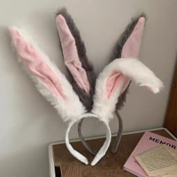 Sweet Plush Rabbit Ears Headbands Cosplay Bunny Girl Cute Girls Hairband Photo Prop Party Headwear Hair Accessories