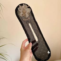Elegant Flower Diamond Lazy Artifact Magic Hair Clip Mesh Hair Twist Bun Maker Lazy Hair Tie Hair Accessories