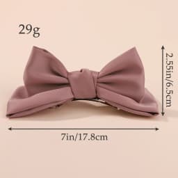 Korean Princess Hairpin 3D Bow Cute Hair Clips Ribbon Barrettes Girls Sauna Wear Women Hair Accessories Spring