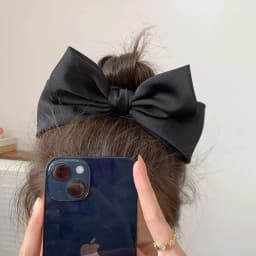 Korean Princess Hairpin 3D Bow Cute Hair Clips Ribbon Barrettes Girls Sauna Wear Women Hair Accessories Spring