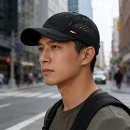 Summer Outdoor Sports Quick-Dry Mesh Baseball Cap, Unisex Duckbill Hat, Simple Solid Color Running Cap