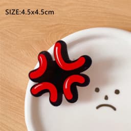 Water Drop Hairpin Expression Handmade Hair Clips for Finished Products Sweating Clip Sweaty Hair Clip Funny Side Clip Wholesale