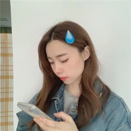 Water Drop Hairpin Expression Handmade Hair Clips for Finished Products Sweating Clip Sweaty Hair Clip Funny Side Clip Wholesale
