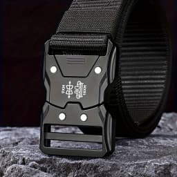 High Quality Tactical Belt for Men Fashionable Business Trend Outdoor Sports Canvas Breathable and Wear-Resistant Belt for Men