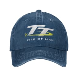 Isle of Man TT Motorcycle Race Logo Men Women Baseball Caps  Distressed Denim Hats Cap Classic Outdoor Fit Snapback Cap