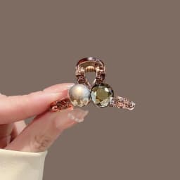 Elegant Bow Shark Clip Fashion Back Of Head Hair Clip Vintage Ponytail Fixed Hairgrips For Woman Simple Hollow Geometry Hairpin