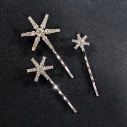 Crystal Star Hair Clip Pins For Bridal Women Girls Fashion Metal Hairpins Wedding Barrettes Bride Decorate Hair Accessories