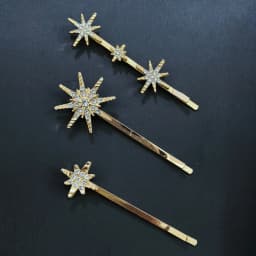 Crystal Star Hair Clip Pins For Bridal Women Girls Fashion Metal Hairpins Wedding Barrettes Bride Decorate Hair Accessories