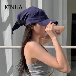 Outdoor Camping Style Sun Protection Hat for Women Men Scarf Hat Cool Street Sunscreen Tie Hat Wide Brim Hat Headscarf Hat